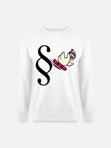 Skisport Gans Gesetze - Unisex Pullover - Weiß