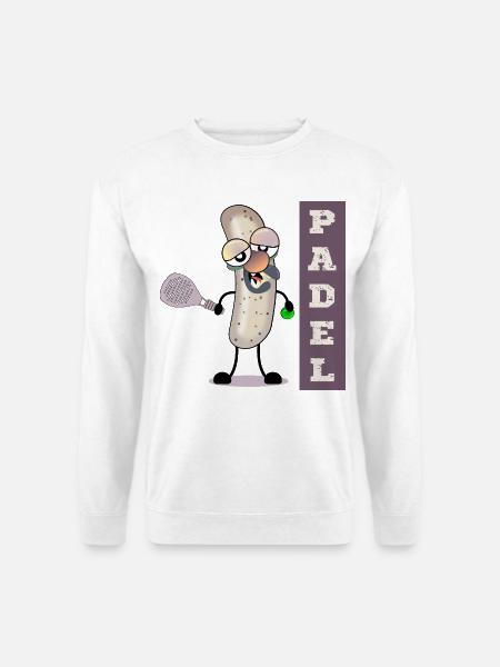 Padel Tennis Weißwurst - Unisex Pullover - Weiß