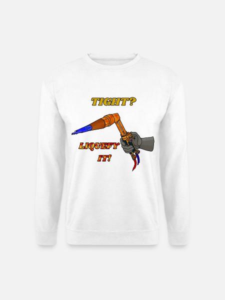 Verflüssige es fest - Unisex Pullover - Weiß