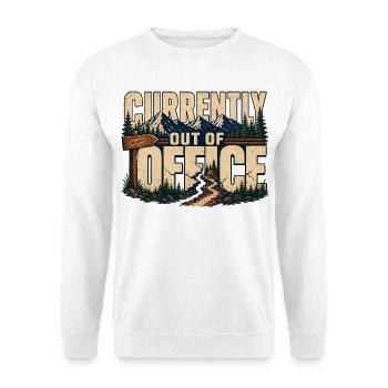 Apparently Out of Office Urlaub Freizeit Strand Me - Unisex Pullover - Weiß - Vorne - Alina (178cm) & Michal (187cm)