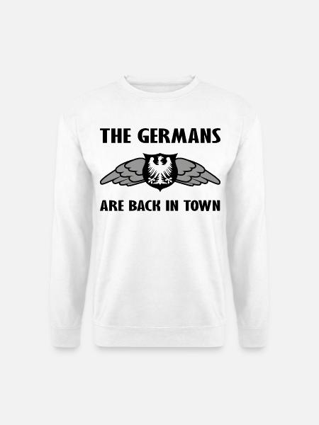 Deutschland und Sachsen Fanshirt - Unisex Pullover - Weiß