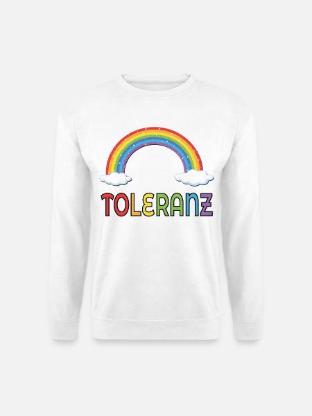 Toleranz Diversität - Unisex Pullover - Weiß