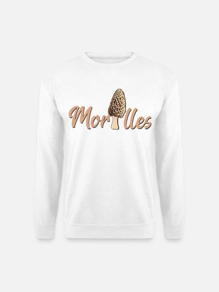 Morcheln - Unisex Pullover - Weiß