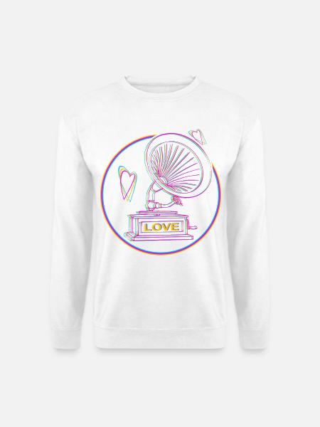 Music Lover - Unisex Pullover - Weiß