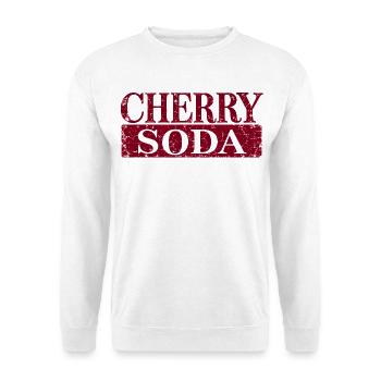 Distressed Cherry Soda - Unisex Pullover - Weiß - Vorne - Alina (178cm) & Michal (187cm)