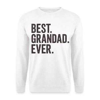 Bester Opa aller Zeiten - Unisex Pullover - Weiß - Vorne - Alina (178cm) & Michal (187cm)