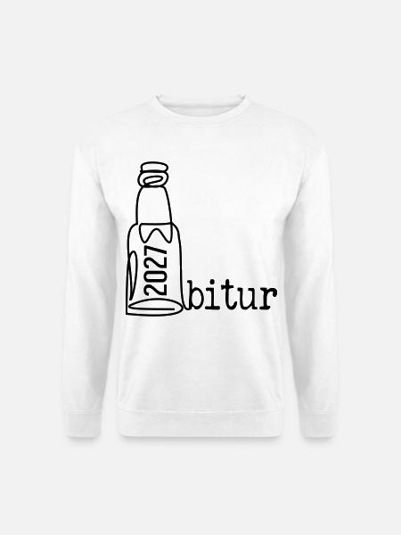 Abi Party 2027, Abitur Bier - Unisex Pullover - Weiß