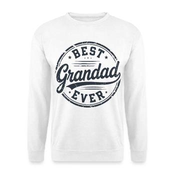 Bester Opa aller Zeiten - Unisex Pullover - Weiß - Vorne - Alina (178cm) & Michal (187cm)