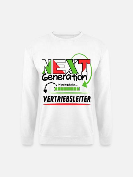 Vertriebsleiter Next Generation Beruf Arbeit Mann - Unisex Pullover - Weiß