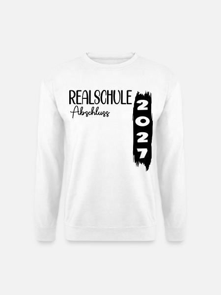 Realschule 2027 Abschluss - Unisex Pullover - Weiß
