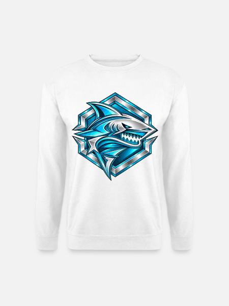 Elektrischer Hai - Unisex Pullover - Weiß