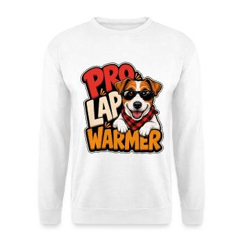 Jack Russell Terrier - Unisex Pullover - Weiß - Vorne - Alina (178cm) & Michal (187cm)