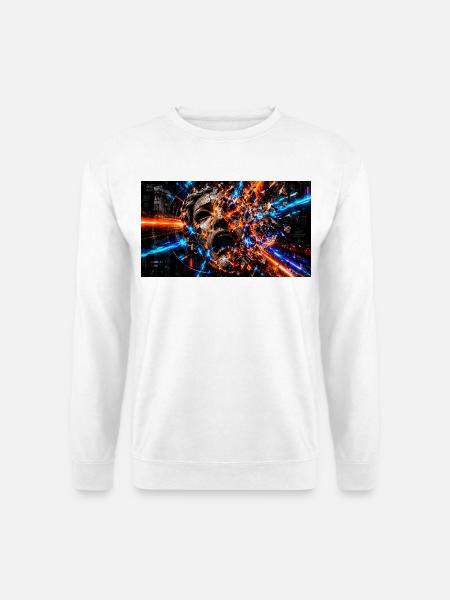 Das Zerbrechen der Persona - Unisex Pullover - Weiß