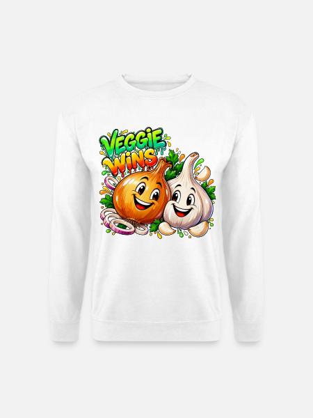 Gemüse gewinnt - Unisex Pullover - Weiß