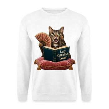 Lady Catterleys Geliebte - Unisex Pullover - Weiß - Vorne - Alina (178cm) & Michal (187cm)