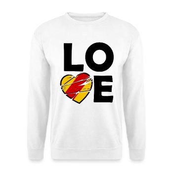 Mein liebes Badnerland - Unisex Pullover - Weiß - Vorne - Alina (178cm) & Michal (187cm)