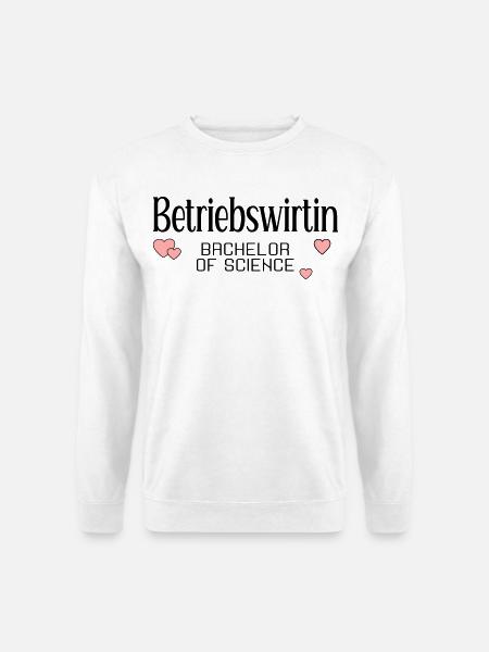 Studium Bachelor Betriebswirtin - Unisex Pullover - Weiß