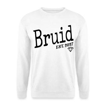 Niederländische Braut 2027 - Unisex Pullover - Weiß - Vorne - Alina (178cm) & Michal (187cm)