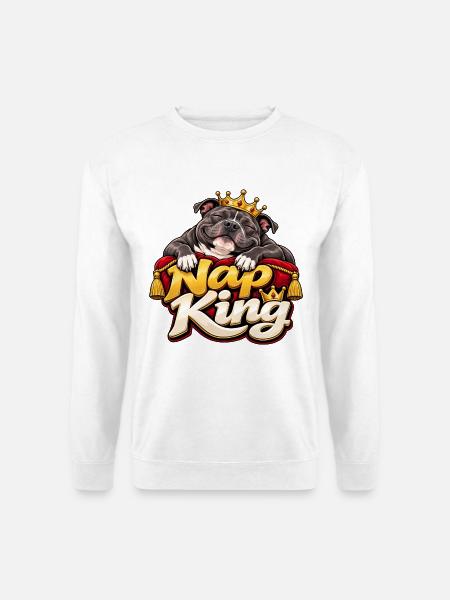 Staffordshire Bull Terrier - Unisex Pullover - Weiß