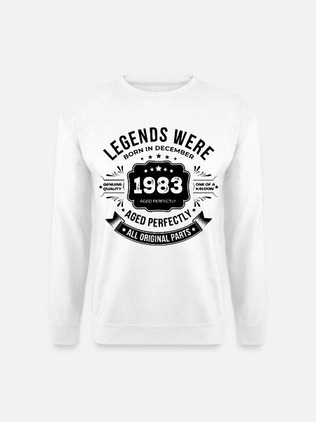 Dezember 1983 - Unisex Pullover - Weiß