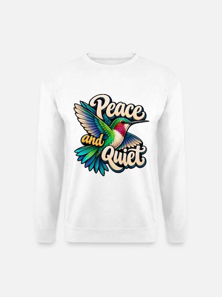 Kolibri - Unisex Pullover - Weiß