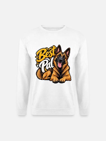 Belgischer Schäferhund - Unisex Pullover - Weiß