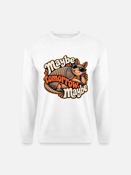Gürteltier - Unisex Pullover - Weiß