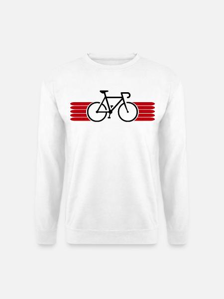 Fahrrad fahren Bike Fahrradfahrer Fahrradfahrerin - Unisex Pullover - Weiß