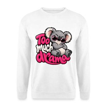 Koala - Unisex Pullover - Weiß - Vorne - Alina (178cm) & Michal (187cm)