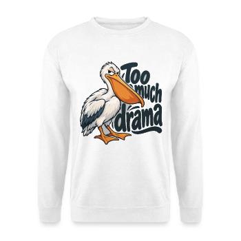 Pelikan - Unisex Pullover - Weiß - Vorne - Alina (178cm) & Michal (187cm)