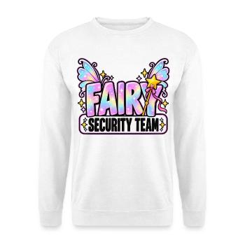 Feen Sicherheitsteam Design - Unisex Pullover - Weiß - Vorne - Alina (178cm) & Michal (187cm)