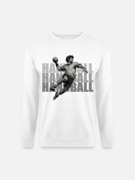 Handball - Unisex Pullover - Weiß