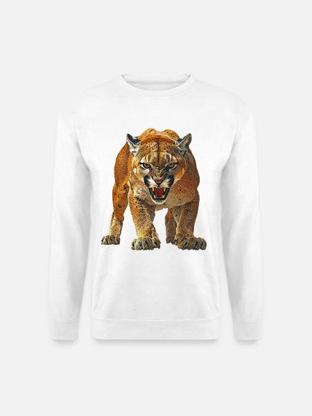 Panther - Unisex Pullover - Weiß