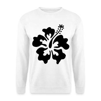 Hawaii flowers - Unisex Sweatshirt - white - Front