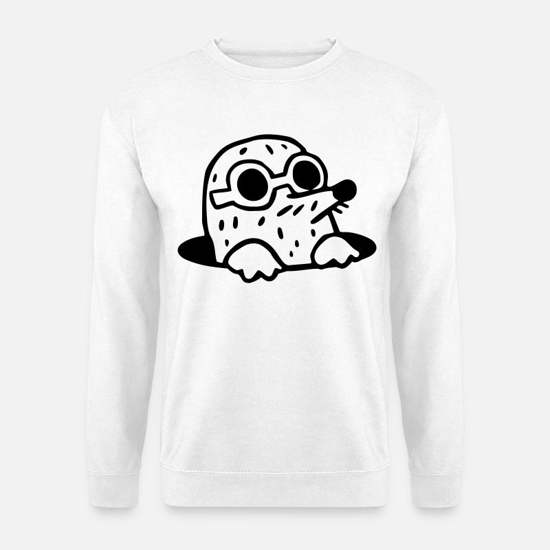 cool Mole - Unisex Sweatshirt - white