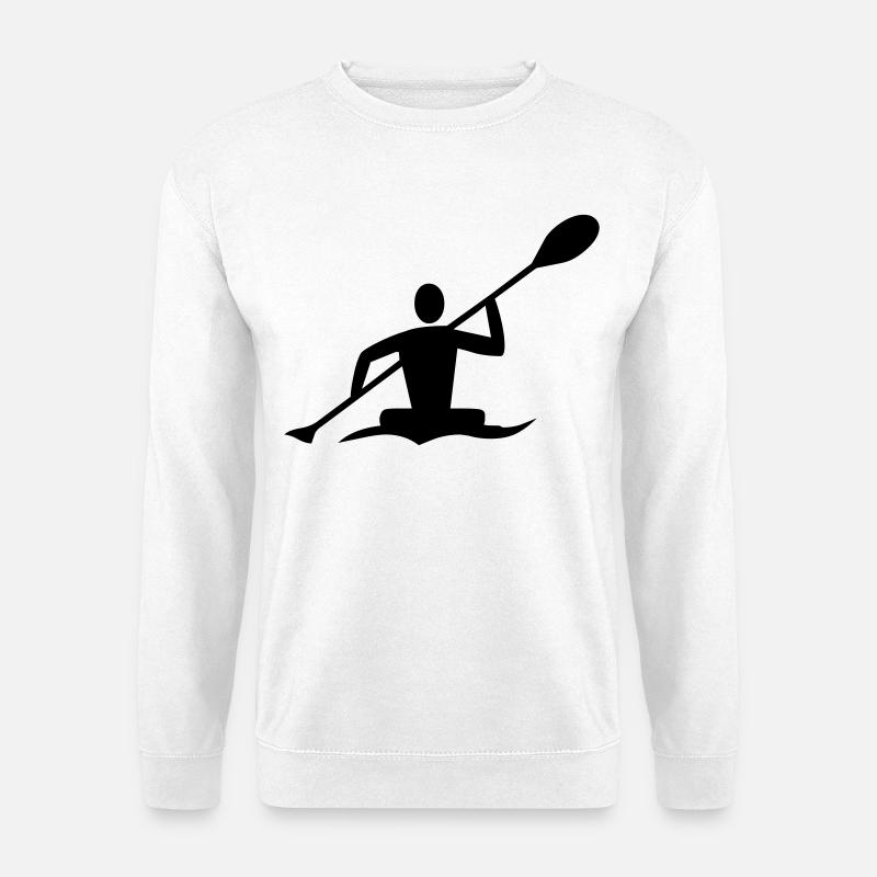 Kanufahrer - Unisex Pullover - Weiß