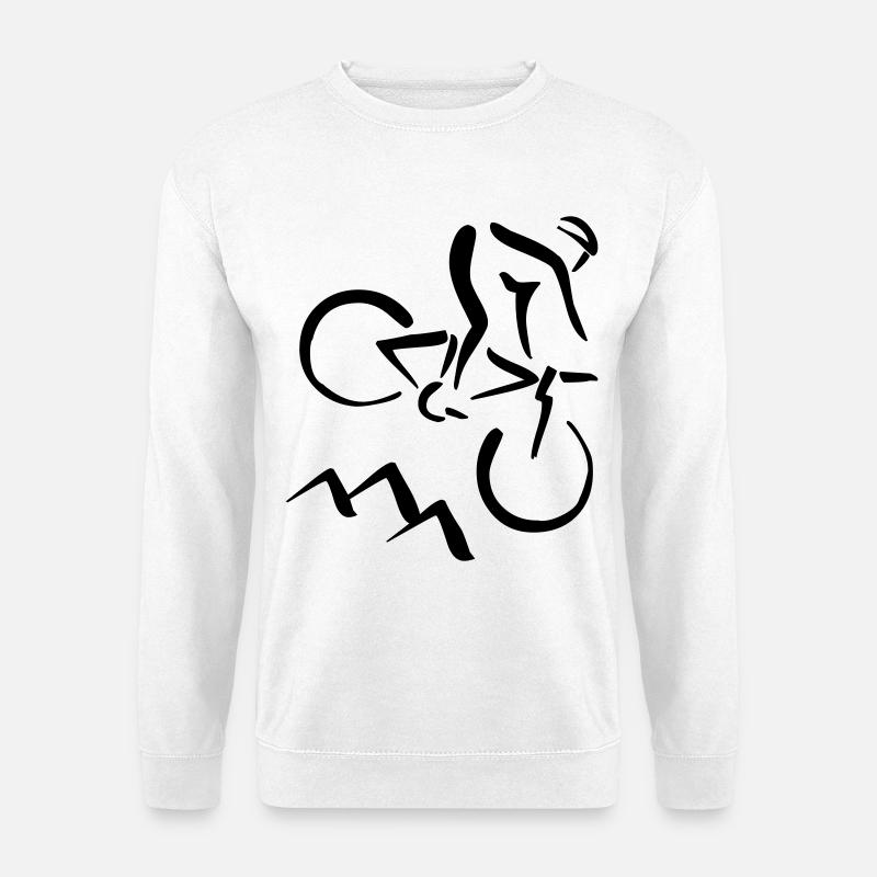 Biker - Unisex Sweatshirt - white