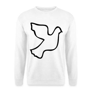 Dove of peace - Unisex Sweatshirt - white - Front