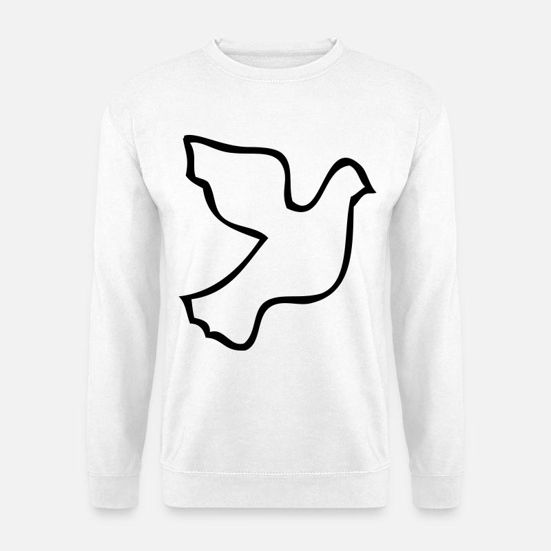 Friedenstaube - Unisex Pullover - Weiß