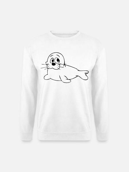 Seal - Unisex Sweatshirt - white