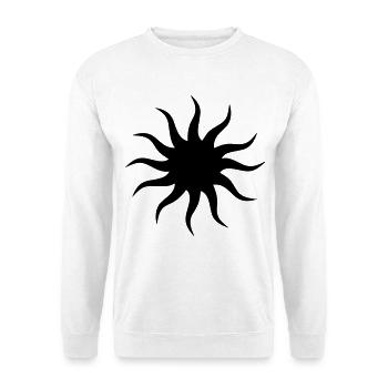 Sun - Sweat-shirt Unisexe - blanc - Devant