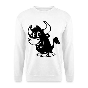 Bull - Unisex Sweatshirt - white - Front