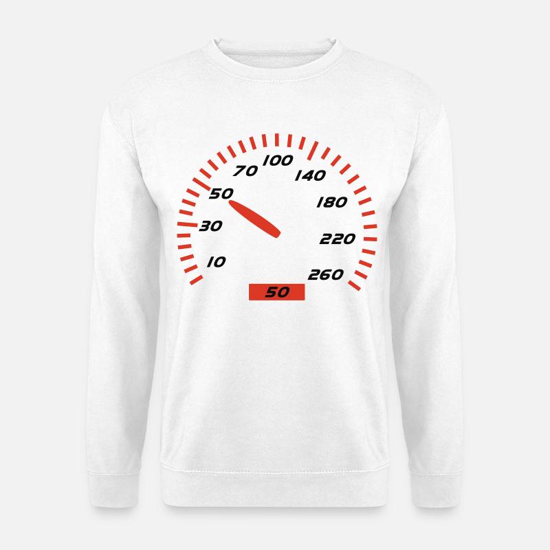 Geburtstag - 50 - Unisex Pullover - Weiß