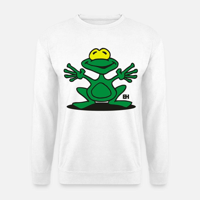 Frosch - Unisex Pullover - Weiß