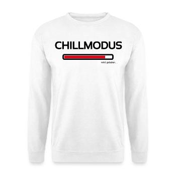 Chill mode - today we only rest - Unisex Sweatshirt - white - Front