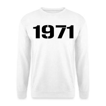 Millésime 1971 - Sweat-shirt Unisexe - blanc - Devant