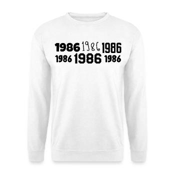 1986 - Awesome since 1986 - Unisex Sweatshirt - white - Front