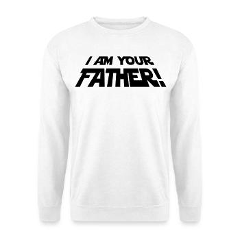i am your father - Unisex Sweatshirt - white - Front