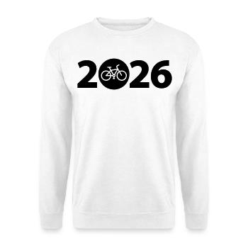 Bike Tour 2026, Mountain Bike 2026, Bike 2026 - Unisex Sweatshirt - white - Front