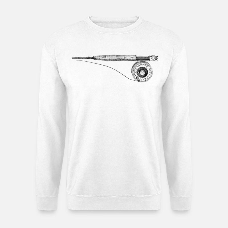 Fly fishing - Unisex Pullover - Weiß